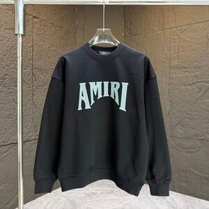 AMIRI Black Sweatshirt with White Logo